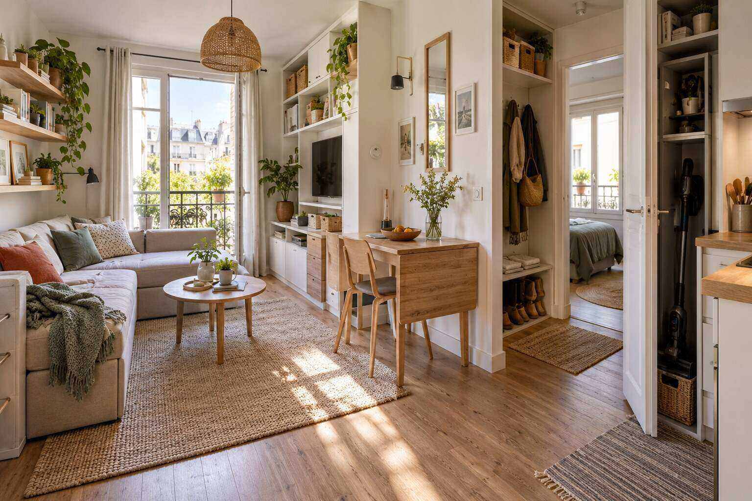 Petit appartement : gagner 5 m² utiles